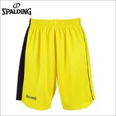 Spalding Dames Basketbal Short 4HER geel/zwart maat M