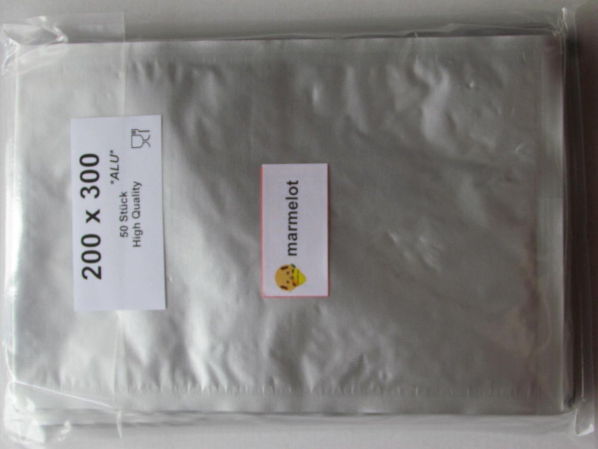 Marmelot Aluminium Vacuumzakken Microstructuur 20x30cm 50stuks