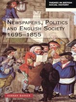 Newspapers And English Society, 1695-1855