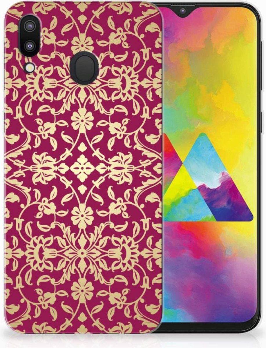 Siliconen Hoesje Samsung Galaxy M20 (Power) Barok Pink