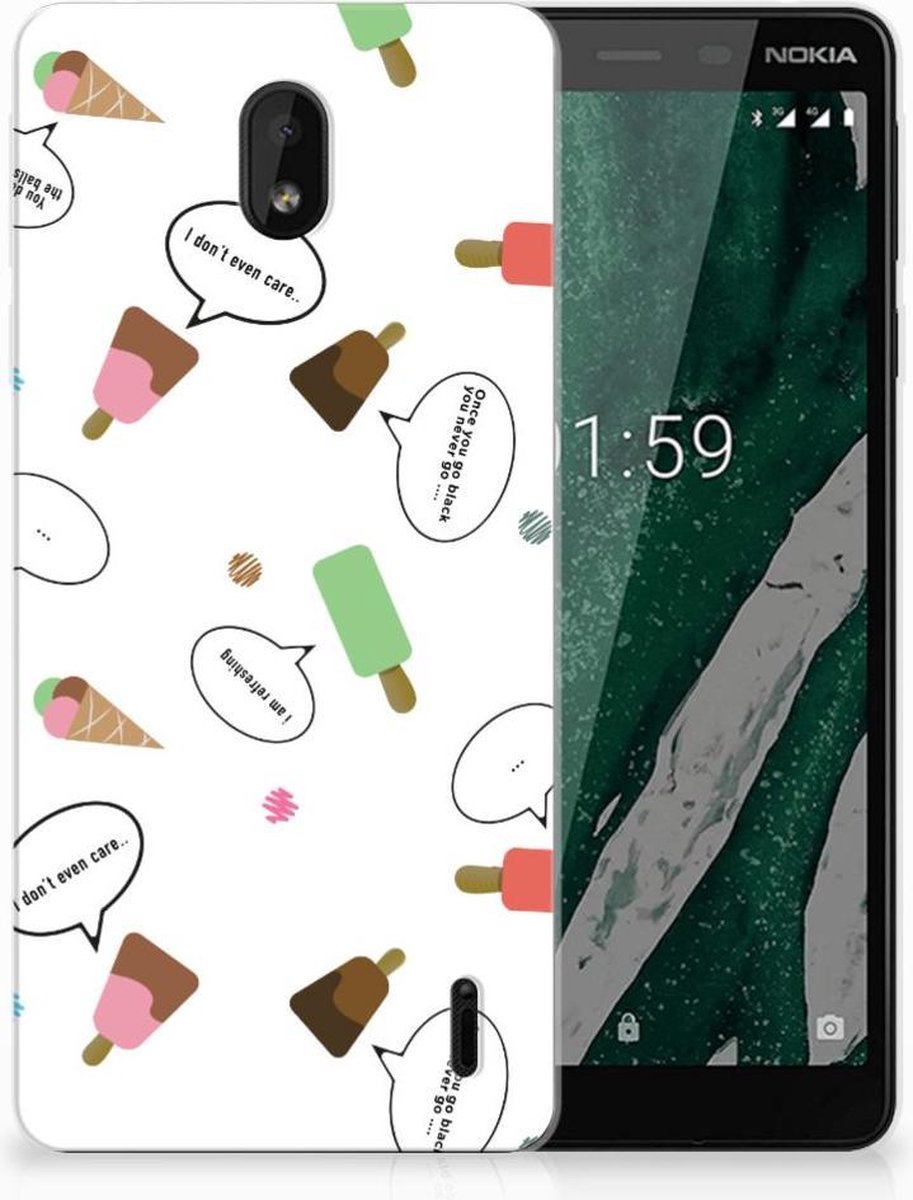 Nokia 1 Plus Siliconen Case IJsjes