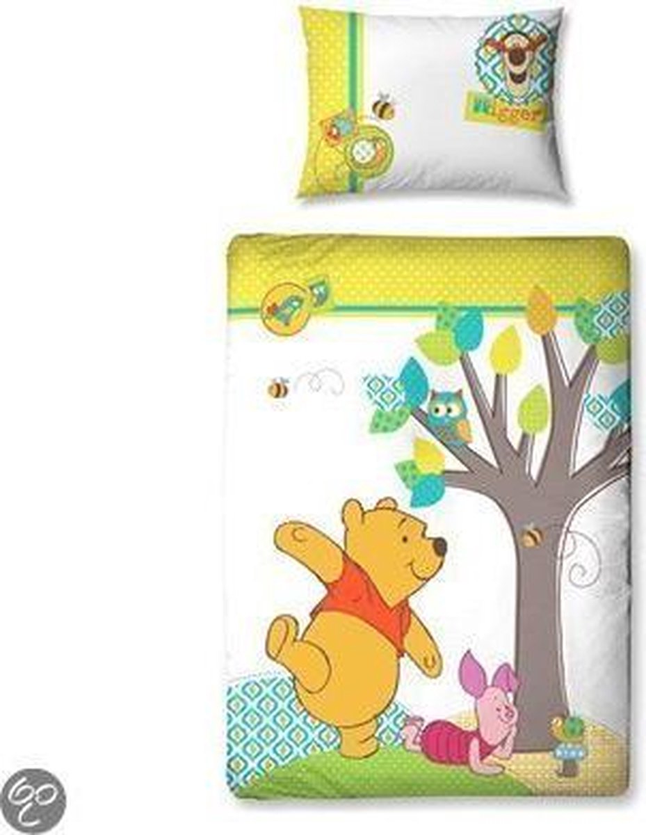 Disney Winnie the Pooh - Dekbedovertrek - Eenpersoons - 120 x 150 cm - Multi - Disney Winnie The Pooh
