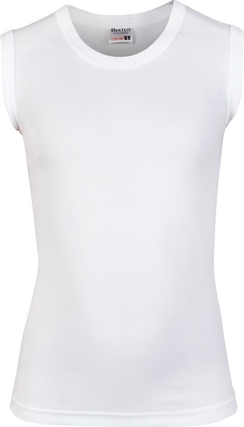 Beeren Bodywear Jongens T-shirt - 1 stuk - PA/EA - Wit - Maat XL