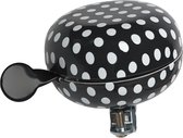 New Looxs Ding Dong bell Fietsbel - 80mm - Polka Dot black