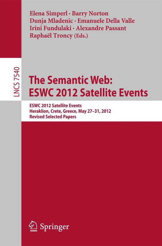 Springer Nature Proceedings Computer Science - The Semantic  ... - cover
