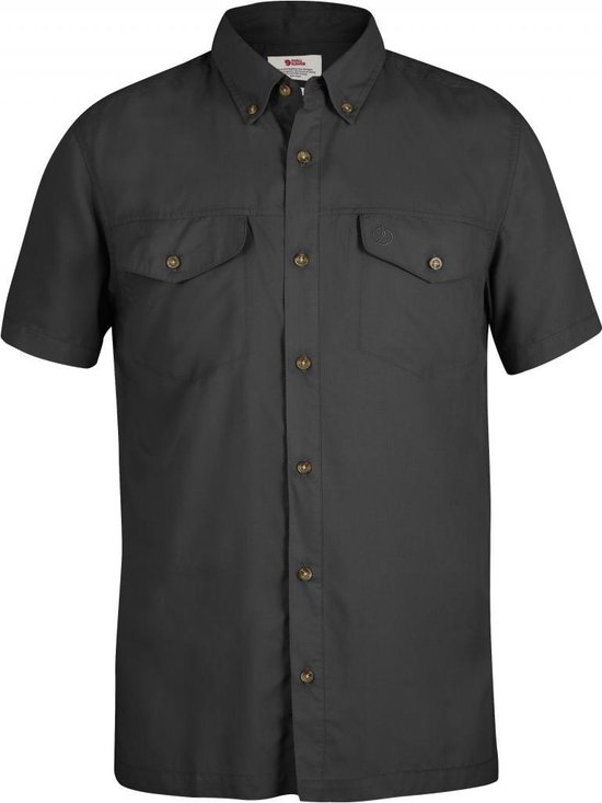 slank Actief Vulgariteit Fjallraven Abisko Vent Shirt SS - heren - blouse - korte mouwen - maat M -  grijs | bol.com