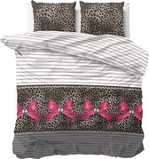 Sleeptime Panther Love - Dekbedovertrekset - Lits-Jumeaux - 240x200/220 + 2 kussenslopen 60x70 - Taupe
