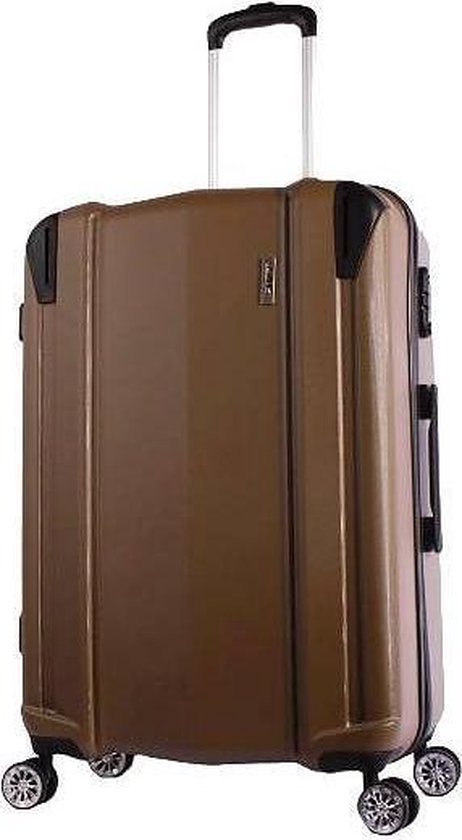 De Nieuwe betekenis het doel goedkope lichtgewicht handbagage koffer Line Brady Brons 55x35x25cm |  bol.com