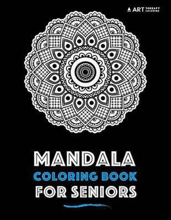 Mandala Coloring Book For Seniors - cover
