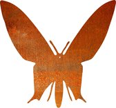 Vlinder 11 - silhouet van cortenstaal
