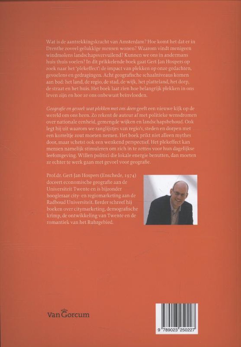 Geografie en gevoel - back cover