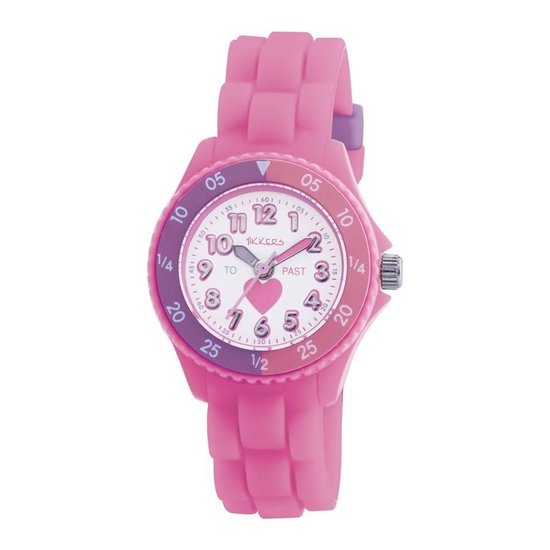 Tikkers Kids Sweety Pie Pink horloge TK0003 | bol.com