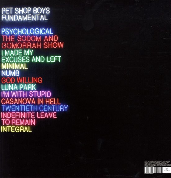 Fundamental (Remastered LP) - Pet Shop Boys