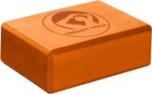 Trendy Sport Yoga blok - Yogablok - Yoga Block -  23 cm lang - 15 cm breed - 7.5 cm dik - Oranje