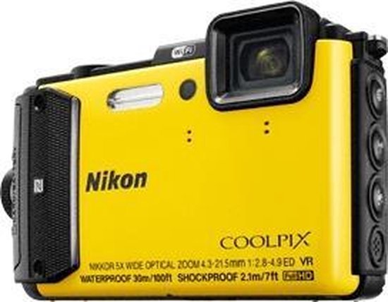 Brein delicaat Hoofdkwartier Nikon COOLPIX AW130 geel Diving Kit | bol.com