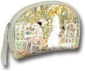 Make-up tasje / geldbeugel in Polyamide met leuke print van schilderij "Lilies" van Carl Frieseke, Etui & Reis Organizer- Etui voor Cosmetica en Accessoires – Dames