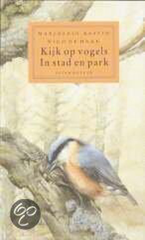 Boek 'Kijk op vogels. In stad en park' met een boomklever op een tak.