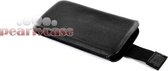 Nokia 6 Insteekhoesje Luxe Echt Leder Pouch Pocket Zwart