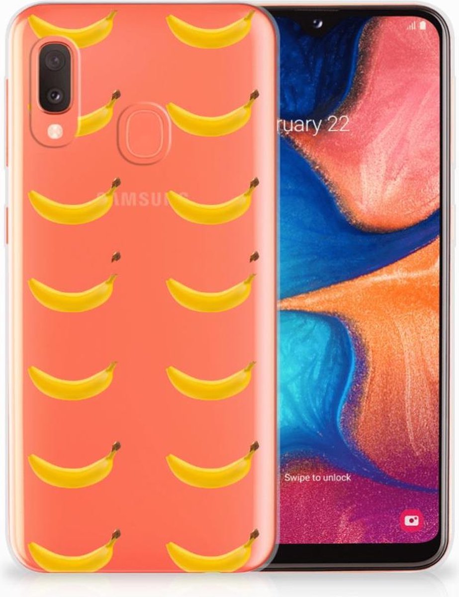Samsung Galaxy A20e Siliconen Case Banana