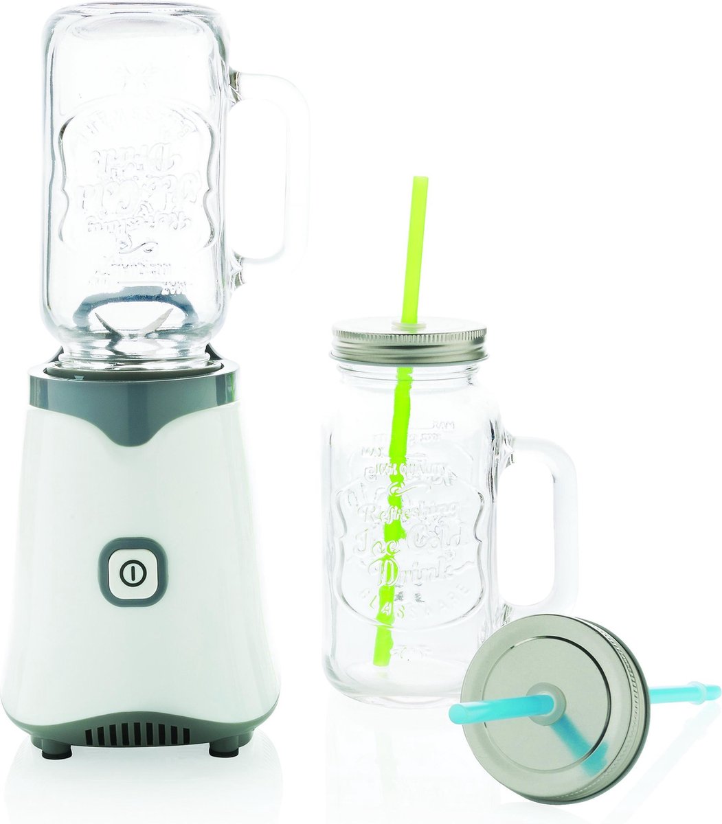 Mason Jar blender, white, P261.982