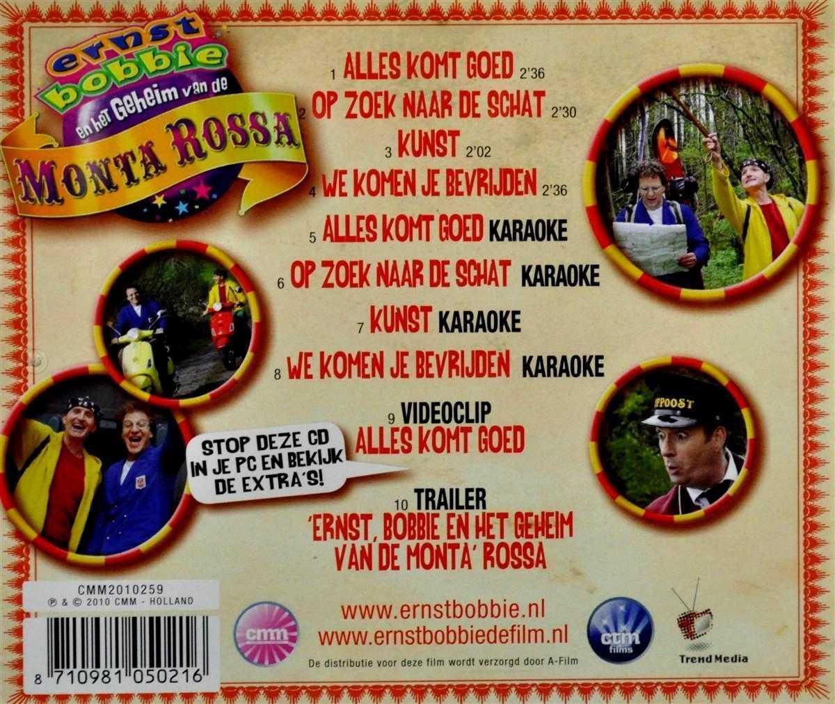 Ernst,Bobbie En De Rest Het Geheim Van De Monta Rossa, Bobbie En de Rest Soundtrack... bol
