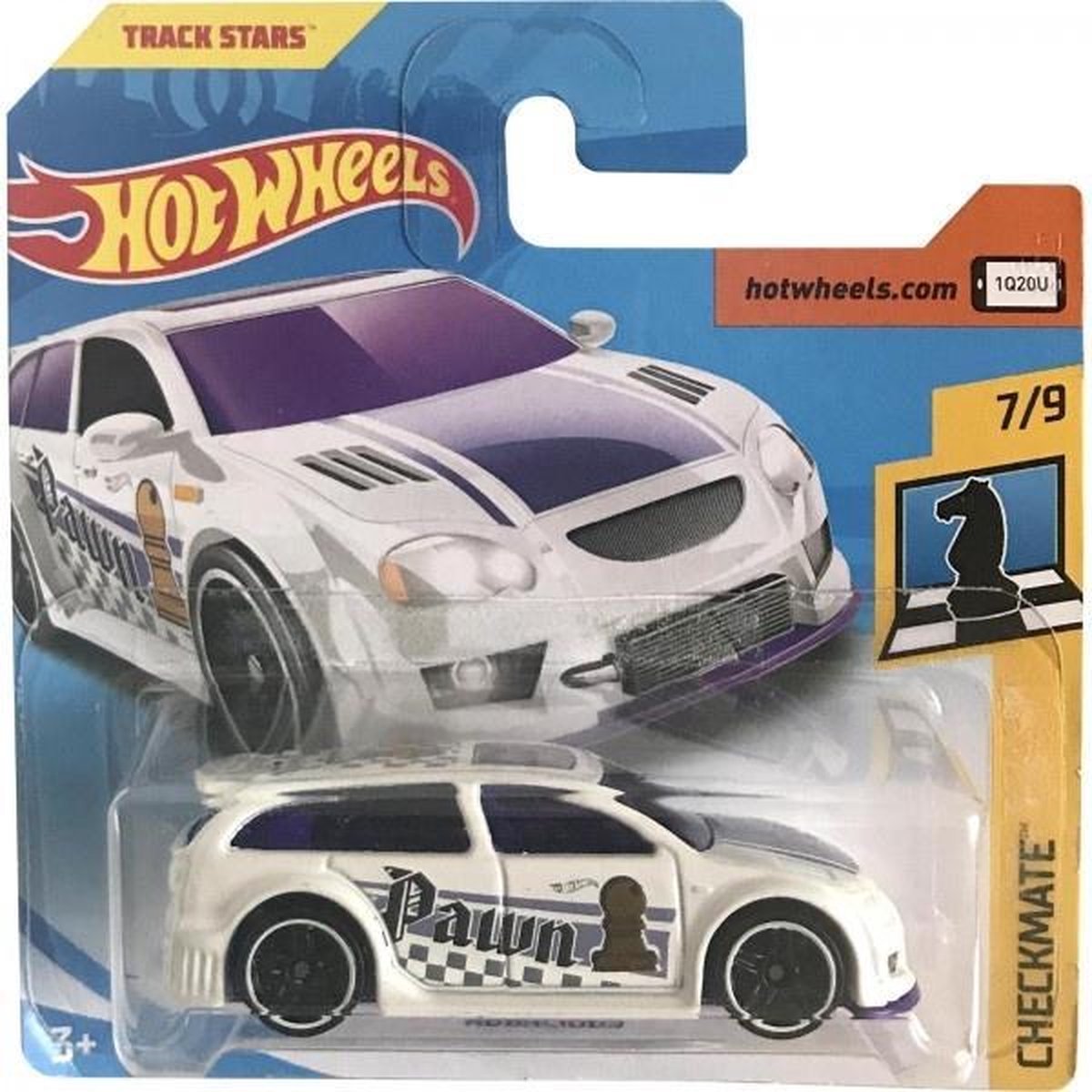 Hot Wheels Checkmate Auto Audacious 6,5 Cm Wit