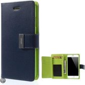 Mercury Rich Dairy wallet case iPhone 6 Plus Blauw