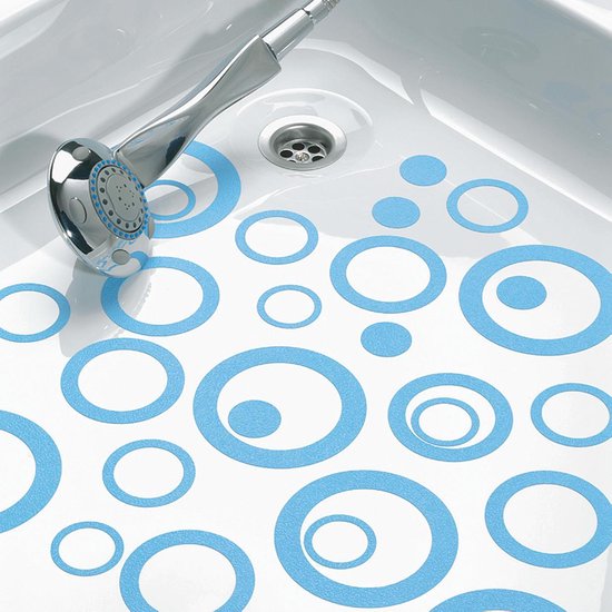 Verstoring bevel Onbevredigend Sealskin Waterrings - Zelfklevende antislip stickers - PVC - 6 stuks -  Blauw | bol.com