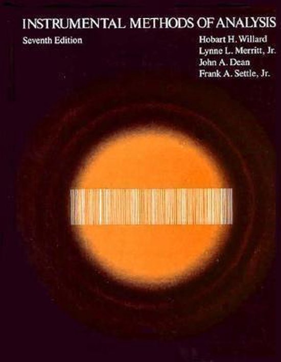 Instrumental Methods of Analysis - cover