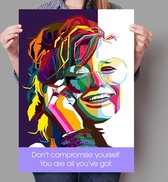 Poster WPAP Pop Art Janis Joplin