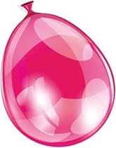 Ballon neon magenta-roze 25 cm 100 stuks