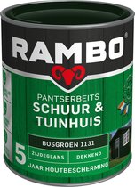 Rambo Schuur & Tuinhuis pantserbeits zijdeglans dekkend bos groen 1131 750 ml