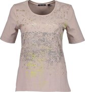 Blue Seven dames shirt beige print - maat 50