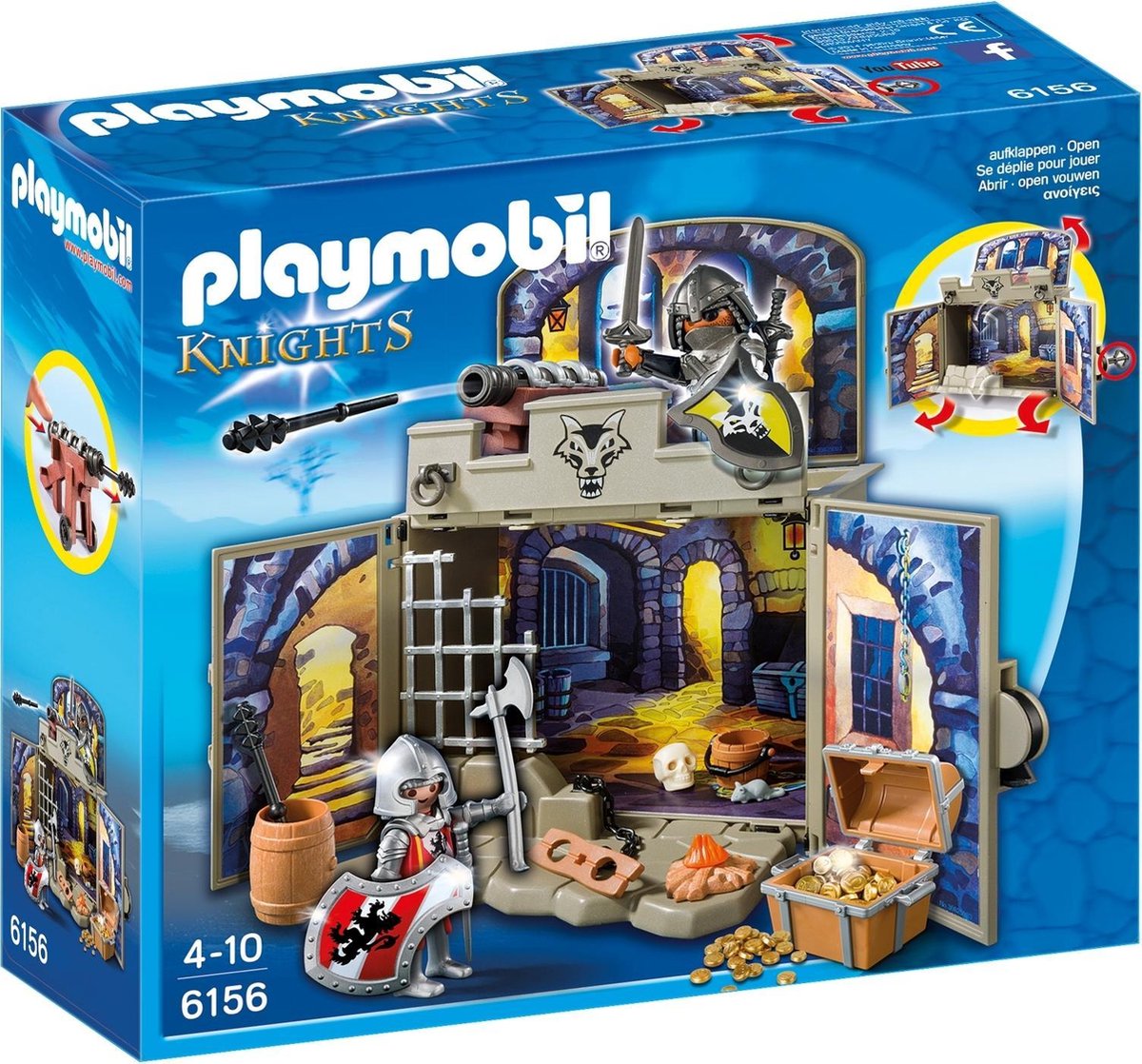 Playmobil Speelbox Ridder Schatkamer - 6156 | bol.com