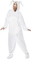 Konijn/haas kostuum wit - Verkleedpak konijnen/hazen  52/54