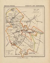 Historische kaart, plattegrond van gemeente Hardenbergh-ambt in Overijssel uit 1867 door Kuyper van Kaartcadeau.com