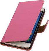 Huawei Honor Y6 - Étui Portefeuille Solid Book Type Rose