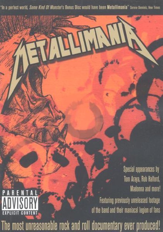 Cover van de film 'Metallica - Metallimania Rockumentary'