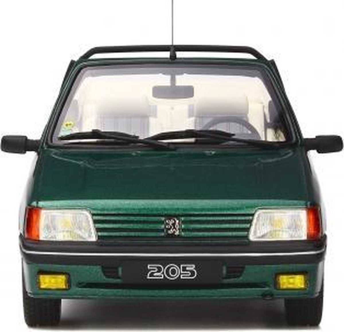 Otto 1:18 Peugeot 205 Cabrio Roland Garros 1989 Verde &ndash; Resina OT733