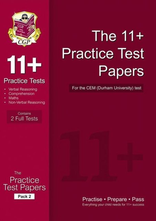 11+ Practice Papers for the CEM Test - Pack 2 - cover