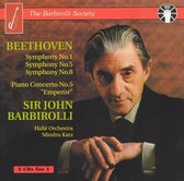 Beethoven: Symphonies Nos. 1, 5, 8; Piano Concerto No. 5 "Emperor"