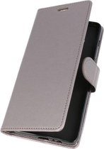 Grijs Wallet Case Hoesje voor LG V30S ThinQ