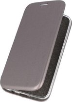 Grijs Premium Folio Hoesje voor Huawei P20 Pro