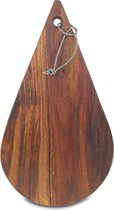 Stuff Design Sheesham (rozenhout) houten plank in druppelvorm