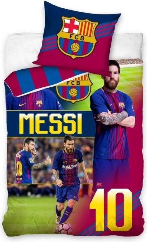 touw medeklinker Rustiek Barcelona Dekbedovertrek Voetballer Messi | bol.com