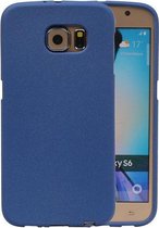 Blauw Zand TPU back case cover hoesje voor Samsung Galaxy S6