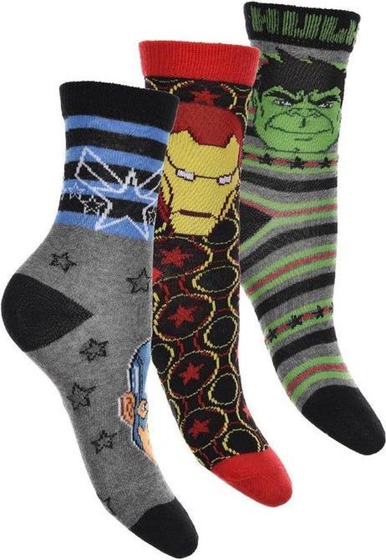 plotseling over het algemeen compromis 3-pak sokken Marvel Avengers | bol.com