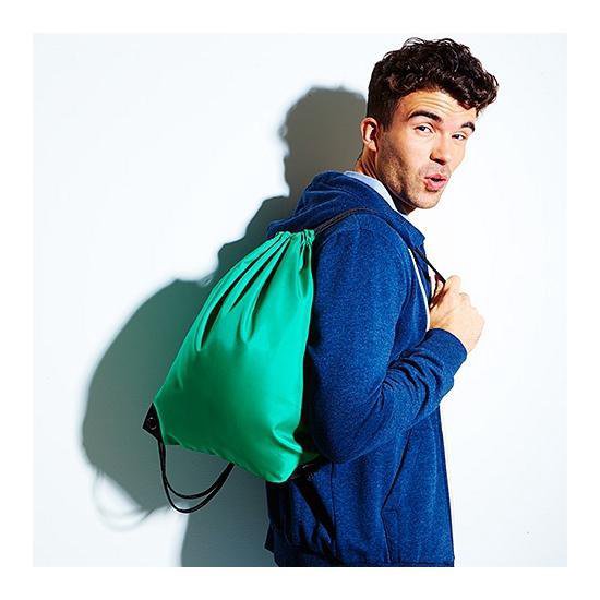 Bagbase Gymtas - Met Rijgkoord - 12 Liter - Wit