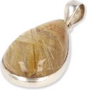 Rutielkwarts A edelsteen hanger | Zilver | nr. 1 Rutielkwarts A edelsteen hanger | Zilver | nr. 1