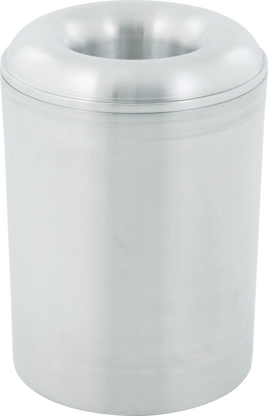 V-part Vlamdovende prullenbak - 20L - Aluminium